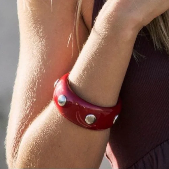 NWT / Free People / Deep Red Bangle / NEW - Picture 13 of 16